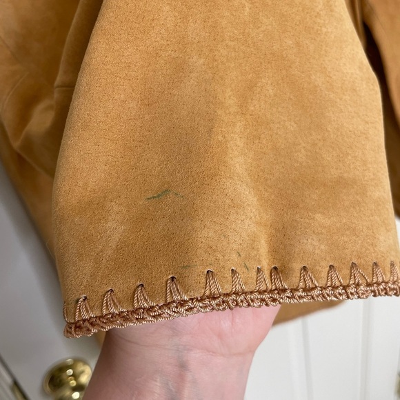 Terry Lewis  Classic Luxuries Tan Suede leather Jacket | 1X - Picture 5 of 14